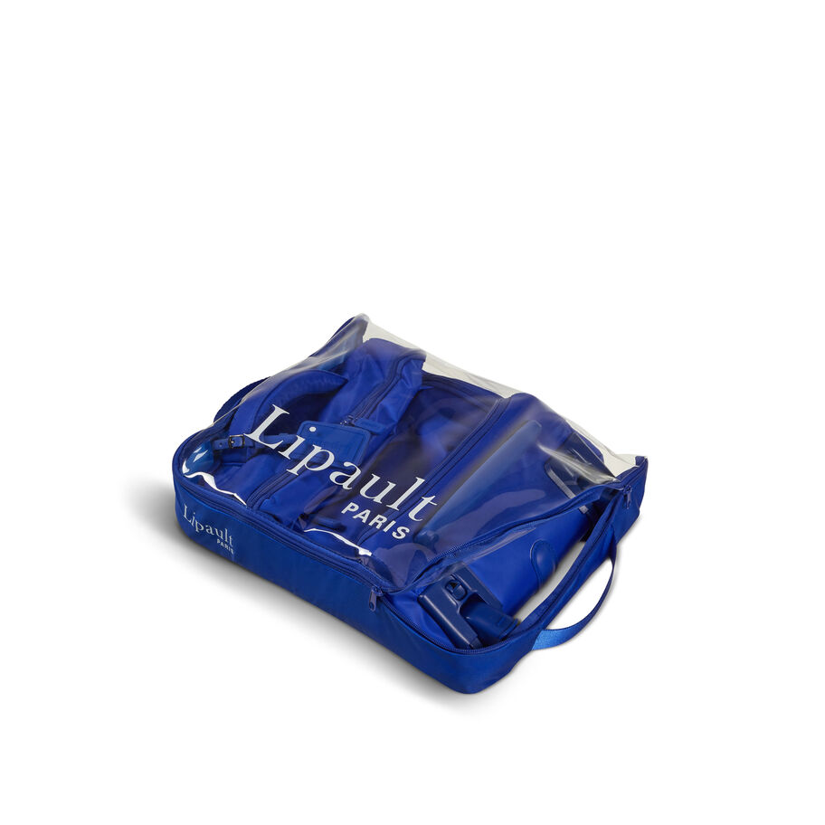 Foldable Plume Mini Cabin Upright in the color Magnetic Blue. image number 1